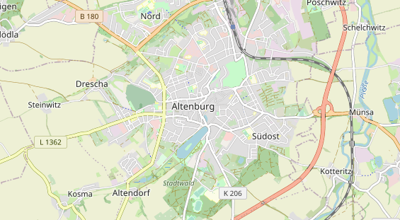 Heilpraktiker auf Karte