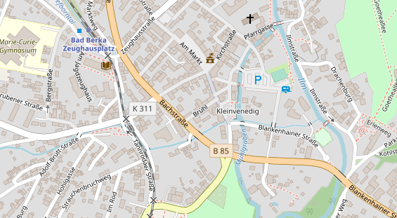Heilpraktiker auf Satellitenbild
