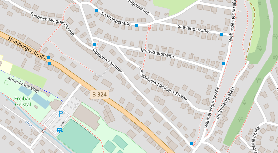 Heilpraktiker auf Satellitenbild