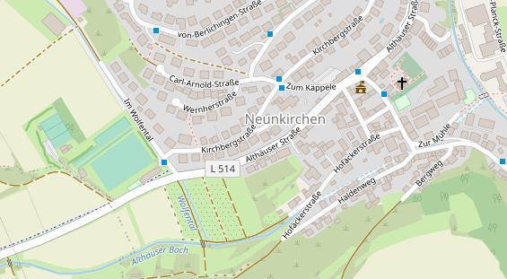 Heilpraktiker auf Satellitenbild