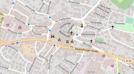 Heilpraktiker auf Satellitenbild