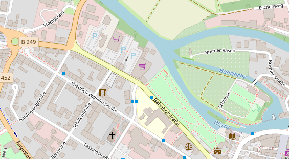 Heilpraktiker auf Satellitenbild