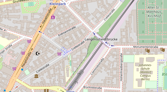 Heilpraktiker auf Satellitenbild