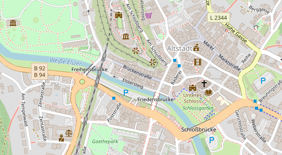 Heilpraktiker auf Satellitenbild