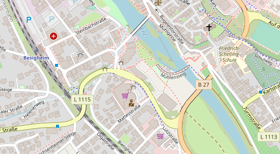 Heilpraktiker auf Satellitenbild