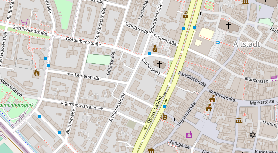 Heilpraktiker auf Satellitenbild