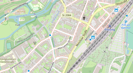 Heilpraktiker auf Satellitenbild