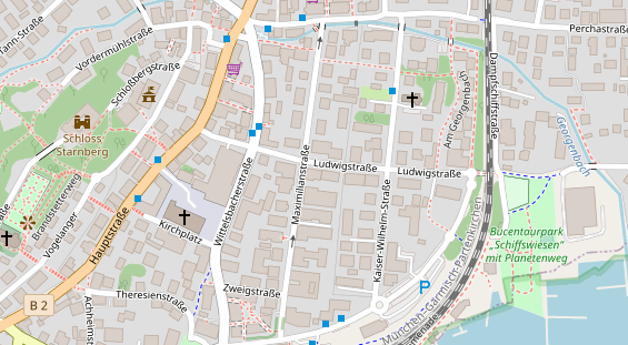 Heilpraktiker auf Satellitenbild