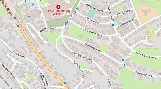 Heilpraktiker auf Satellitenbild