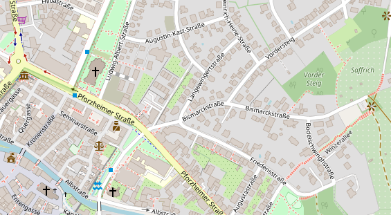 Heilpraktiker auf Satellitenbild