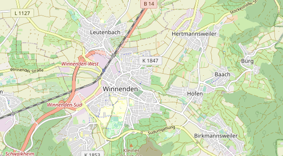 Heilpraktiker auf Karte