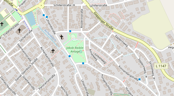 Heilpraktiker auf Satellitenbild