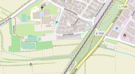 Heilpraktiker auf Satellitenbild