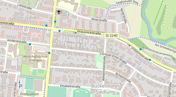 Heilpraktiker auf Satellitenbild