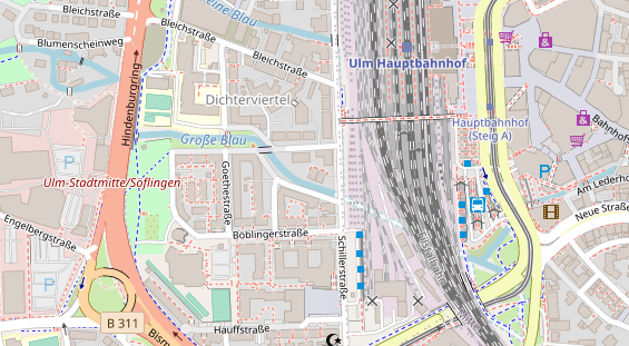 Heilpraktiker auf Satellitenbild