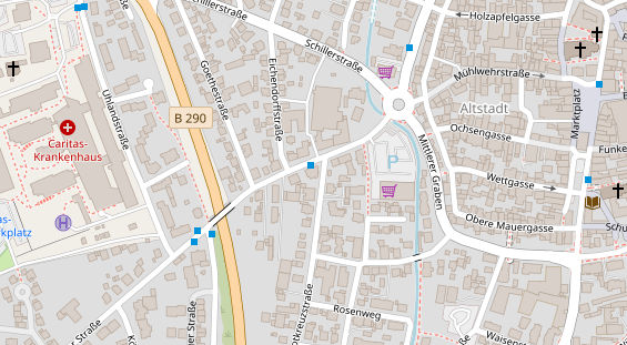 Heilpraktiker auf Satellitenbild