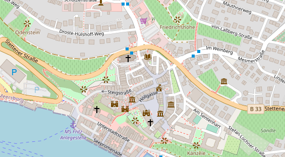 Heilpraktiker auf Satellitenbild