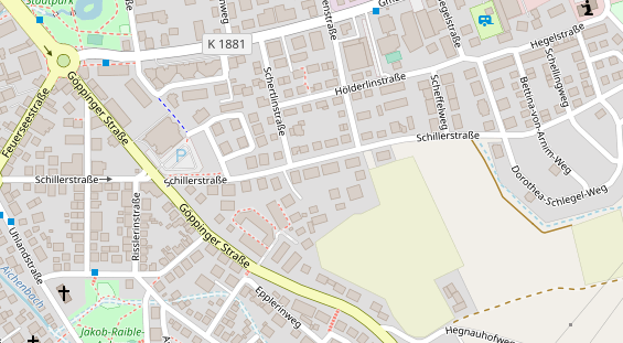 Heilpraktiker auf Satellitenbild