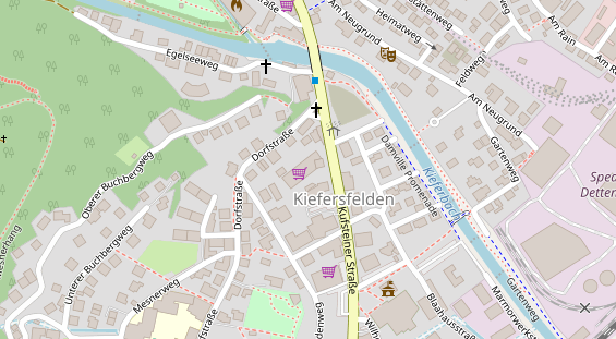 Heilpraktiker auf Satellitenbild