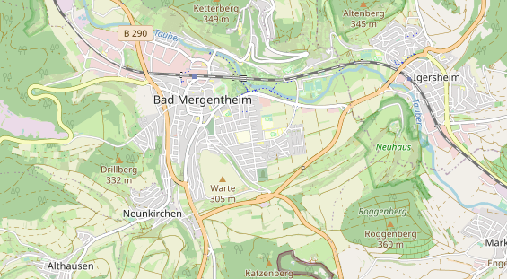 Heilpraktiker auf Karte