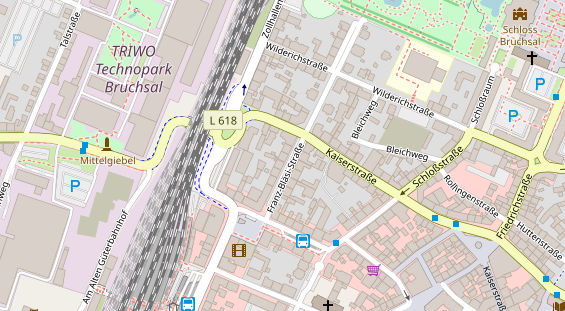 Heilpraktiker auf Satellitenbild