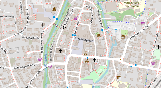 Heilpraktiker auf Satellitenbild