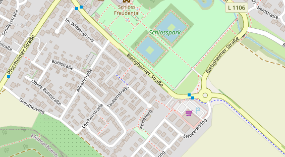 Heilpraktiker auf Satellitenbild