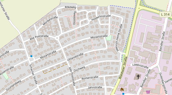 Heilpraktiker auf Satellitenbild