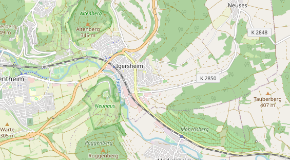 Heilpraktiker auf Karte