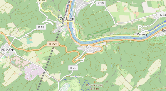 Heilpraktiker auf Karte