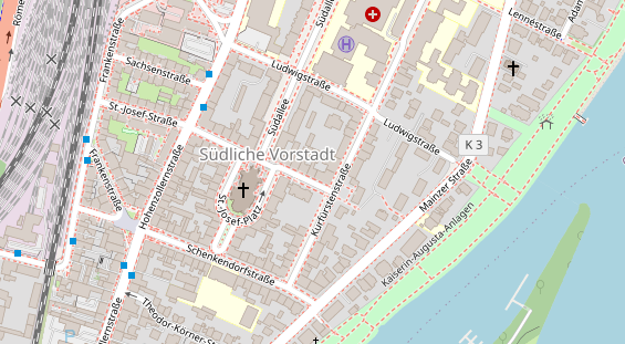 Heilpraktiker auf Satellitenbild