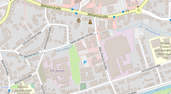 Heilpraktiker auf Satellitenbild
