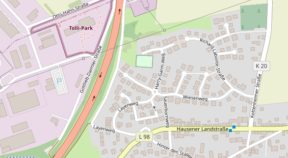 Heilpraktiker auf Satellitenbild