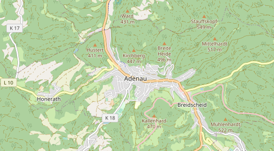 Heilpraktiker auf Karte