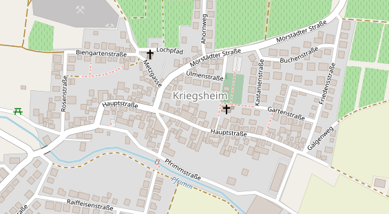 Heilpraktiker auf Satellitenbild