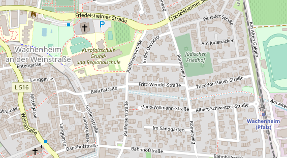 Heilpraktiker auf Satellitenbild