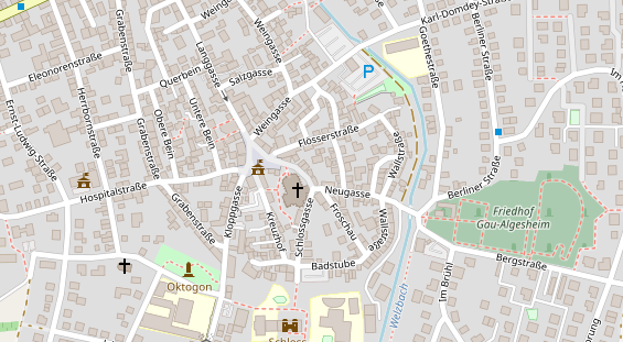 Heilpraktiker auf Satellitenbild