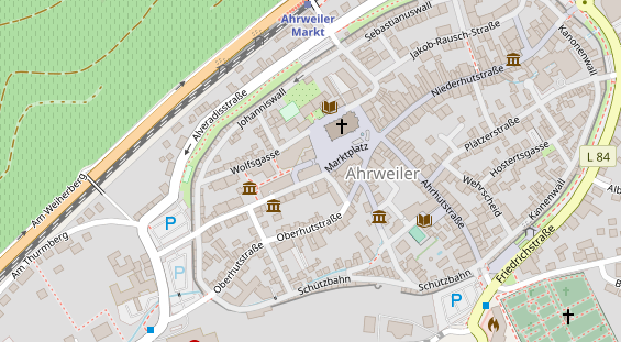 Heilpraktiker auf Satellitenbild