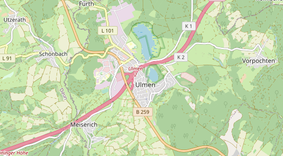Heilpraktiker auf Karte