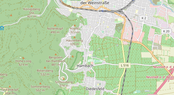 Heilpraktiker auf Karte