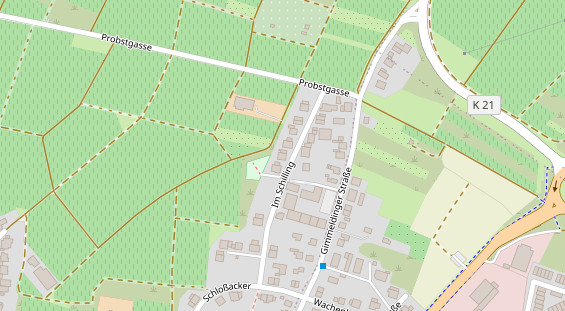Heilpraktiker auf Satellitenbild