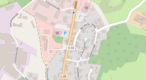 Heilpraktiker auf Satellitenbild