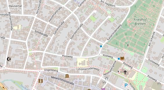 Heilpraktiker auf Satellitenbild