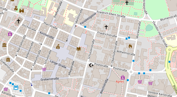 Heilpraktiker auf Satellitenbild