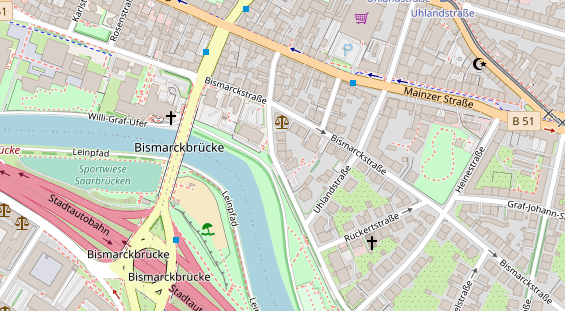 Heilpraktiker auf Satellitenbild