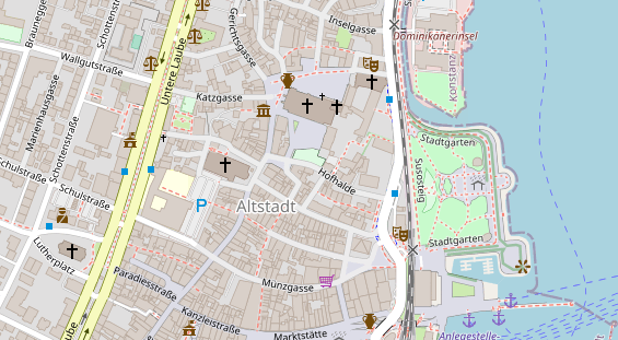 Heilpraktiker auf Satellitenbild