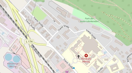 Heilpraktiker auf Satellitenbild