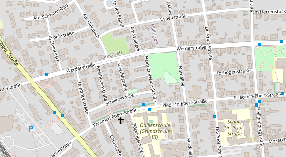 Heilpraktiker auf Satellitenbild