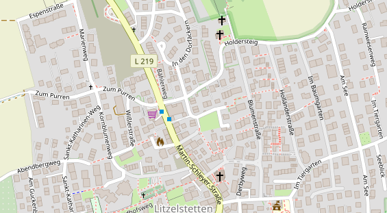 Heilpraktiker auf Satellitenbild