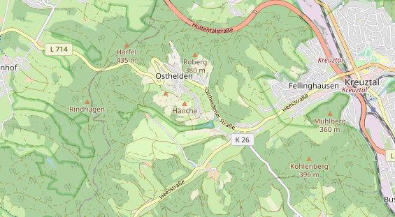 Heilpraktiker auf Karte